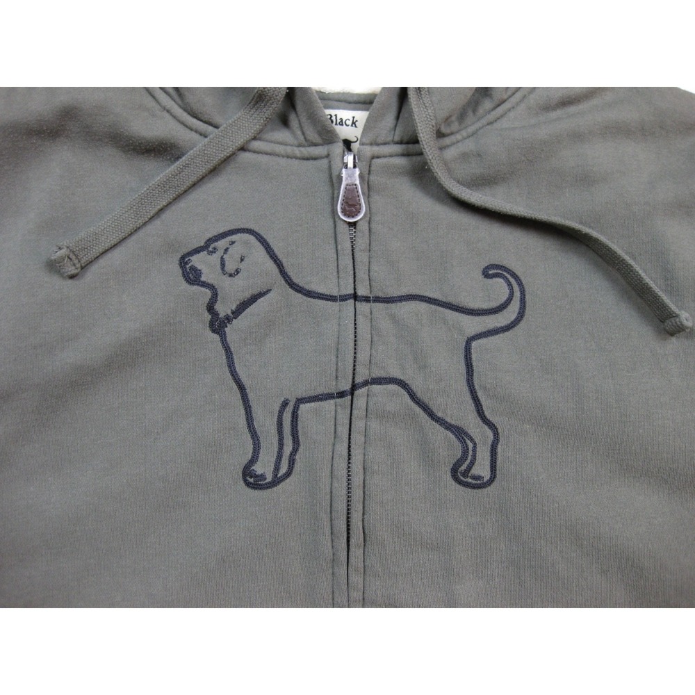 The Black Dog Heavyweight Zip Hoodie Sweatshirt (2XL) Plush Martha's Vineyard - Picture 5 of 13